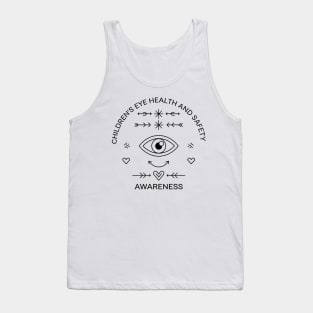 Children's Eye Health And Safety Awareness Tank Top